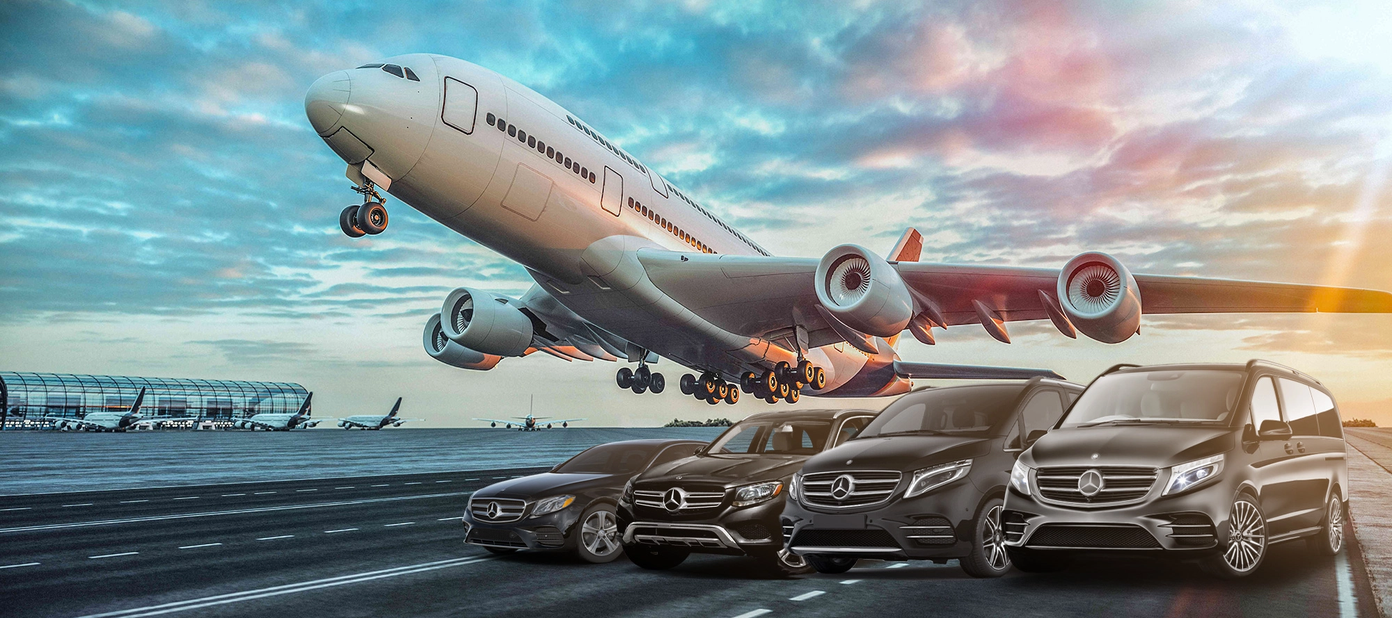 Flughafentransfer Tirol mit Mercedes